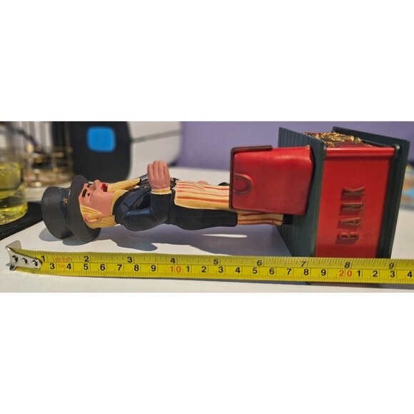 JSNY Uncle Sam Mechanical Coin Bank Vintage 1975 Hong Kong Plastic NO STOPPER - Picture 5 of 10